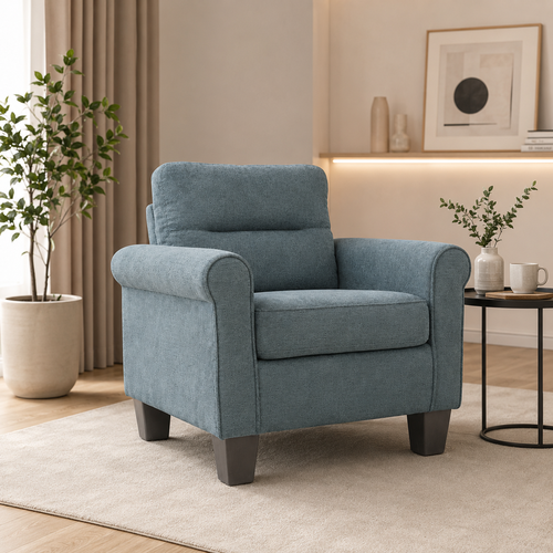 كرسي كنب مفرد HN-001 BLUE