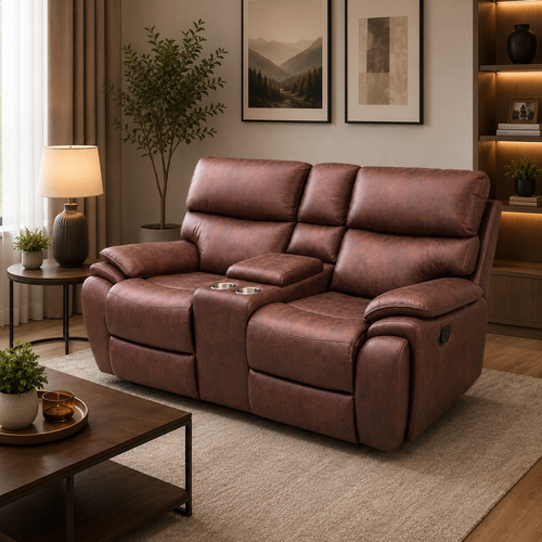 كرسي استرخاء ثابت ثنائي SF-14 DARK BROWN
