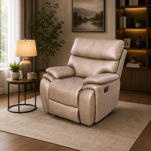كرسي استرخاء ثابت مفرد SF-13 LIGHT BROWN
