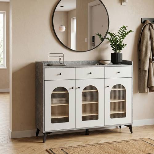 Multi-purpose wardrobe with a modern design, 120 x 35 x 95 cm