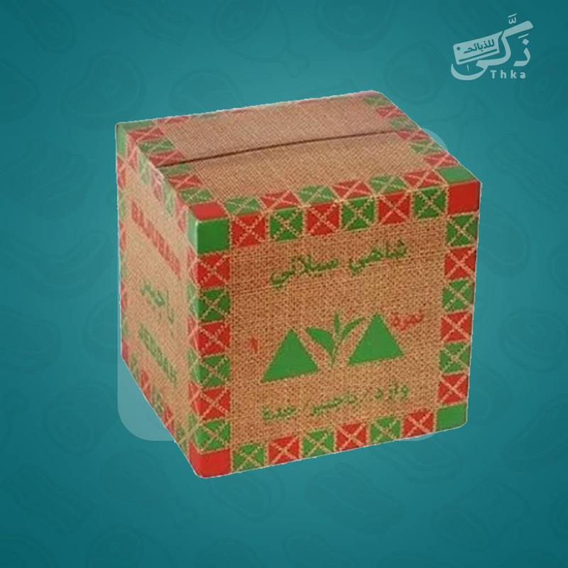 شاي الميزان وارد باجبير اسود علبة خشن - 1 كيلو