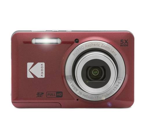 كاميرا رقمية بيكس برو FZ55-BK بدقة 16 ميجابكسل مع زوم بصري 5X وزاوية واسعة 28 مم وفيديو بدقة 1080P HD كامل وكاميرا مدونات 2.7