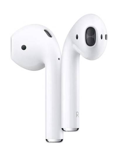 سماعات Airpods الجيل الثاني مع علبة الشحن أبيض