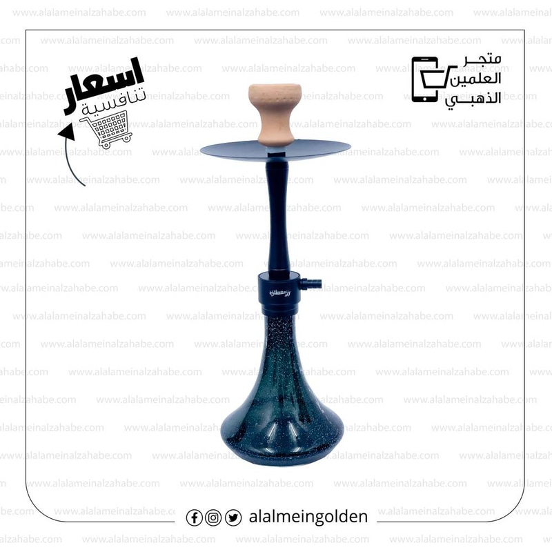 شيشة الزعيم كريستال وسط SK02