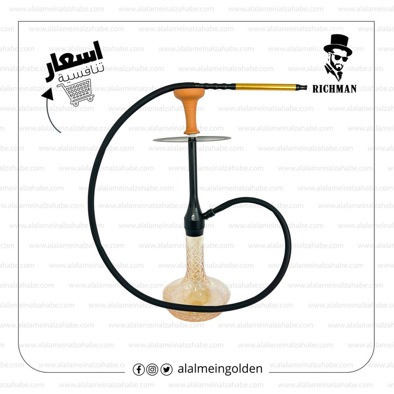شيشة ريتش مان كريستال وسط  RMD-MAH018