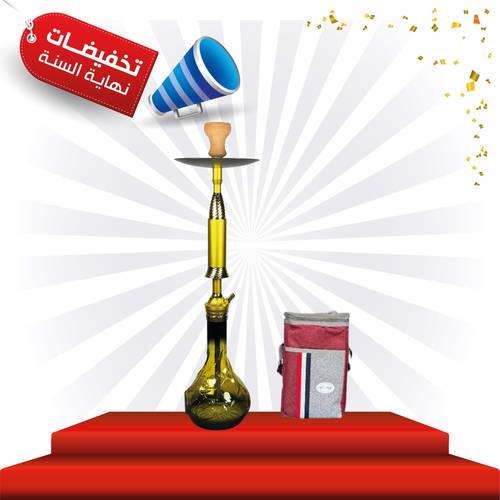 شيشة الزعيم كريستال كبير HK25416