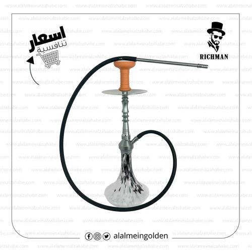  شيشة ريتش مان كرستال وسط RM-MAH036