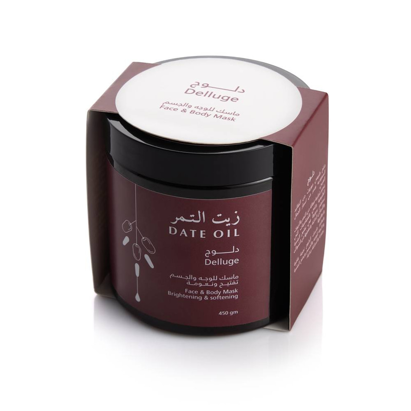 دلوج - ماسك من التمر للوجه والجسم تفتيح ونعومة