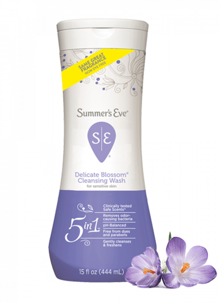 سمرز ايف غسول مطهر للمناطق الحميمه بخلاصة زهرة البنفسج البري - Delicate Blossom 444ml