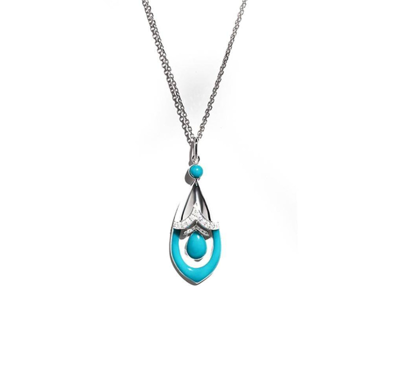 Azure Spark Pendant