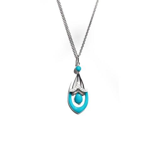 Azure Spark Pendant