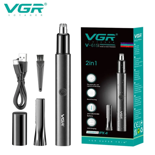 ماكينة تشذيب شعر الأنف والشعر VGR