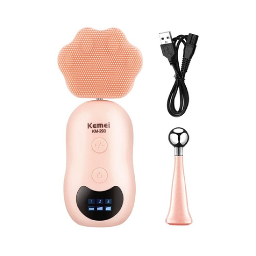 مجموعة تنظيف الوجه الكهربائية للنساء KM-293