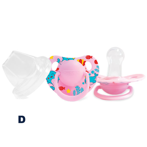 Optimal Round Nipple Silicone Pacifier 6+ - blue