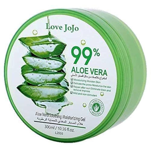 جل LOVE JOJO الألوفيرا 99٪ لترطيب البشرة – 300 مل