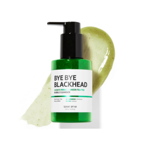 منظف ​​الفقاعات المعجزة من Some By Mi Bye-Bye-Blackhead-30-Days Miracle Green Tea Tox Bubble Cleanser سعة 120 جرام