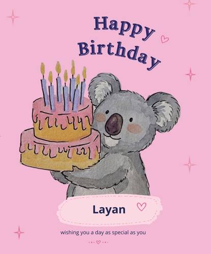 🎂 Birthday Card | بطاقة عيد الميلاد