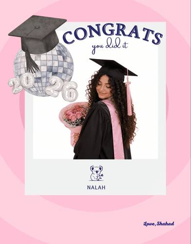 🎓 Graduate Card | بطاقة التخرج
