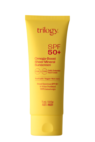 Trilogy واقي شمس معدني شفاف +SPF 50