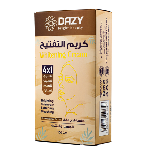 دازي كريم تفتيح للبشرة باللبان الذكر4*1 100جم