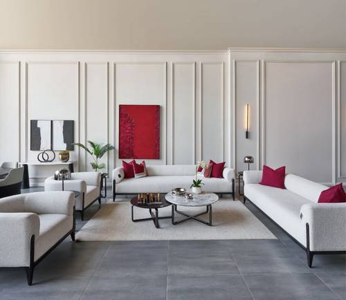 Gabriel 4-Piece Sofa Set - طقم كنب جبريال ٤ قطع فاخر
