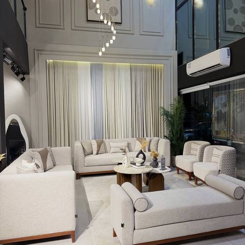 طقم مودرن فاخر 5 قطع Modern Luxury Sofa Set