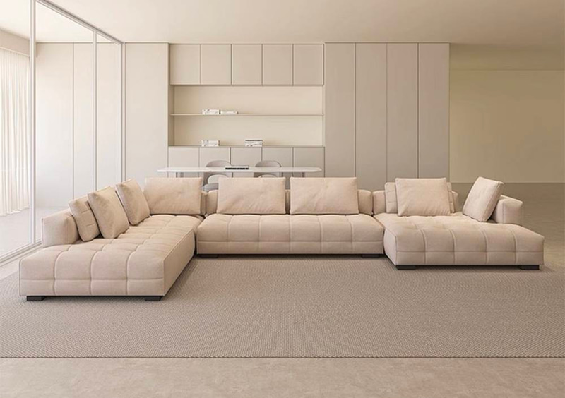 كنبة  مودرن كبيرة Modern  L-Shape Sofa