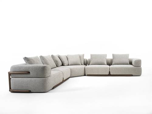 Klem Porada Inspired 3-Piece Sectional Sofa - ركنة فاخرة 3 قطع مستوحاة من تصميم Klem Porada
