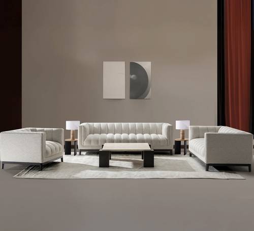 طقم جلوس مودرن 3 قطع Luxury Modern Sofa Set