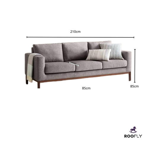 كنبة رمادية فاخرة بتصميم عصري 🛋️ - Modern Design Luxury Grey Sofa