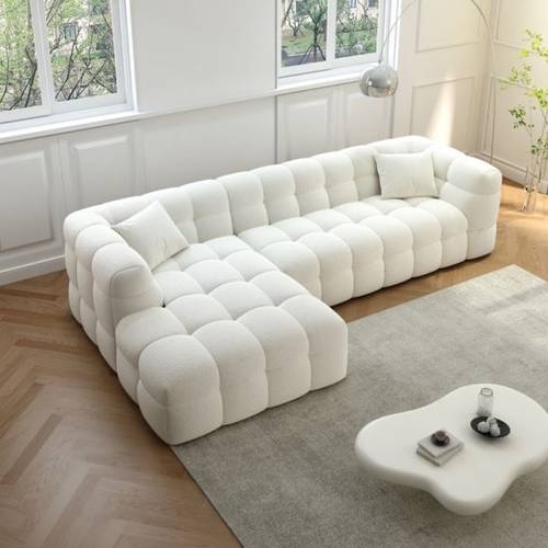  كنبة مودرن بيضاء - صوفا أنيقة لجميع المناسبات 🛋️