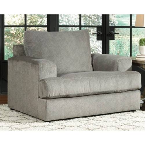 Light Grey Swedish Wood Two-Seat Sofa - كنبة مقعدين خشب سويدي - رمادي فاتح
