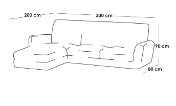 كنبة زاوية حرف L - رمادي - L-Shape Corner Sofa - Grey