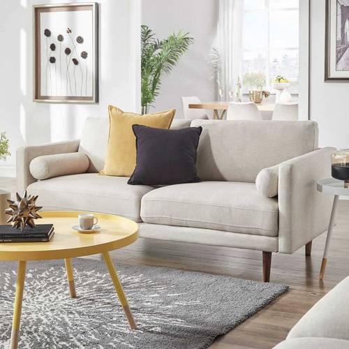كنبة بيج فاخرة 🛋️  - صوفا مودرن  - ديكور منزلك 🏡