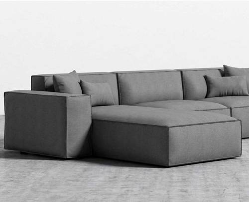 كنبة رمادية فاخرة بتصميم عصري 🛋️ - Modern Design Luxury Gray Sofa