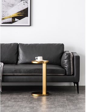 طاولة قهوة جانبية ذهبية - 30 * 57 سم - Gold Side Coffee Table - 30 * 57 cm
