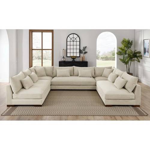 كنبة صالة - حرف U - U-shaped Living Room Sofa
