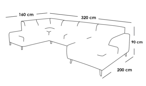 Round Sofa, Swedish wood and polyester - Beige - كنبة دائرية خشب سويدي و بوليستر - بيج