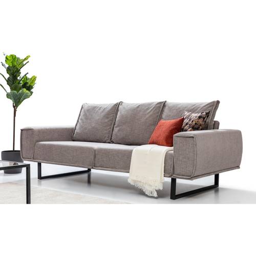 Modern Grey Sofa - صوفا رمادية اللون مودرن
