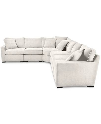 كنب ركني عصري على شكل حرف U - Modern U-shaped Sectional Sofa
