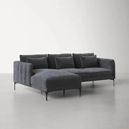 كنب ركني زاوية يسار مودرن على شكل L - Modern L-Shaped Left Corner Sectional Sofa