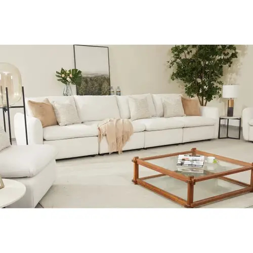 لينوفا الكريمي – طقم كنب ملكي - Lenova Creamy - Royal Sofa Set
