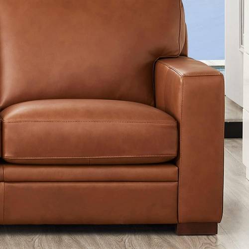 كنب ركني جلد فاخر على شكل حرف U - U-Shaped Luxury Leather Corner Sofa
