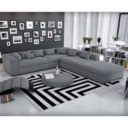 كنبة زاوية الصالة الانيقة - Elegant Living Room Corner Sofa
