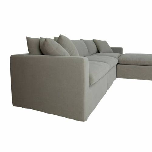 CEVA 4-Piece Gray Sectional Sofa - ركنة رمادية 4 قطع سيڤا