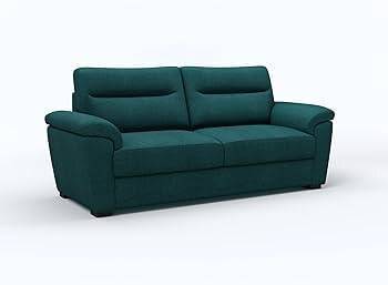 كنبة ثلاث مقاعد خشب سويدي ومخمل - أخضر - Three-Seater Sofa, Swedish Wood and Velvet - Green
