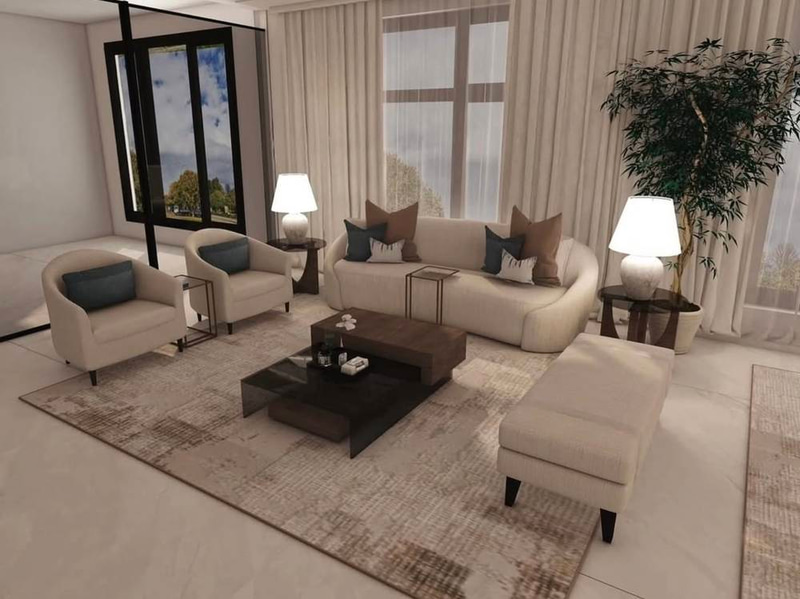 Modern Elegance Sofa Set - طقم كنب أنيقة مودرن
