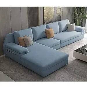كنبه حرف L حديثه بالوان مختلفة - Modern L-shaped Sofa in Various Colors