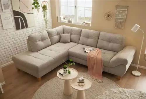 كنبة زاوية على شكل L - L-shaped Corner Sofa
