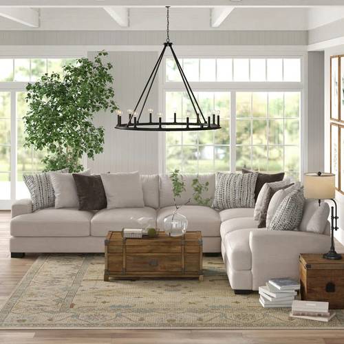 كنب ركني زاوية يمين امريكي 4 قطع على شكل حرف L - American Right Corner Sectional Sofa 4 L-Shape Pieces
